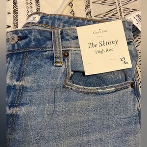 Abercrombie jeans size 8 skinny with tags